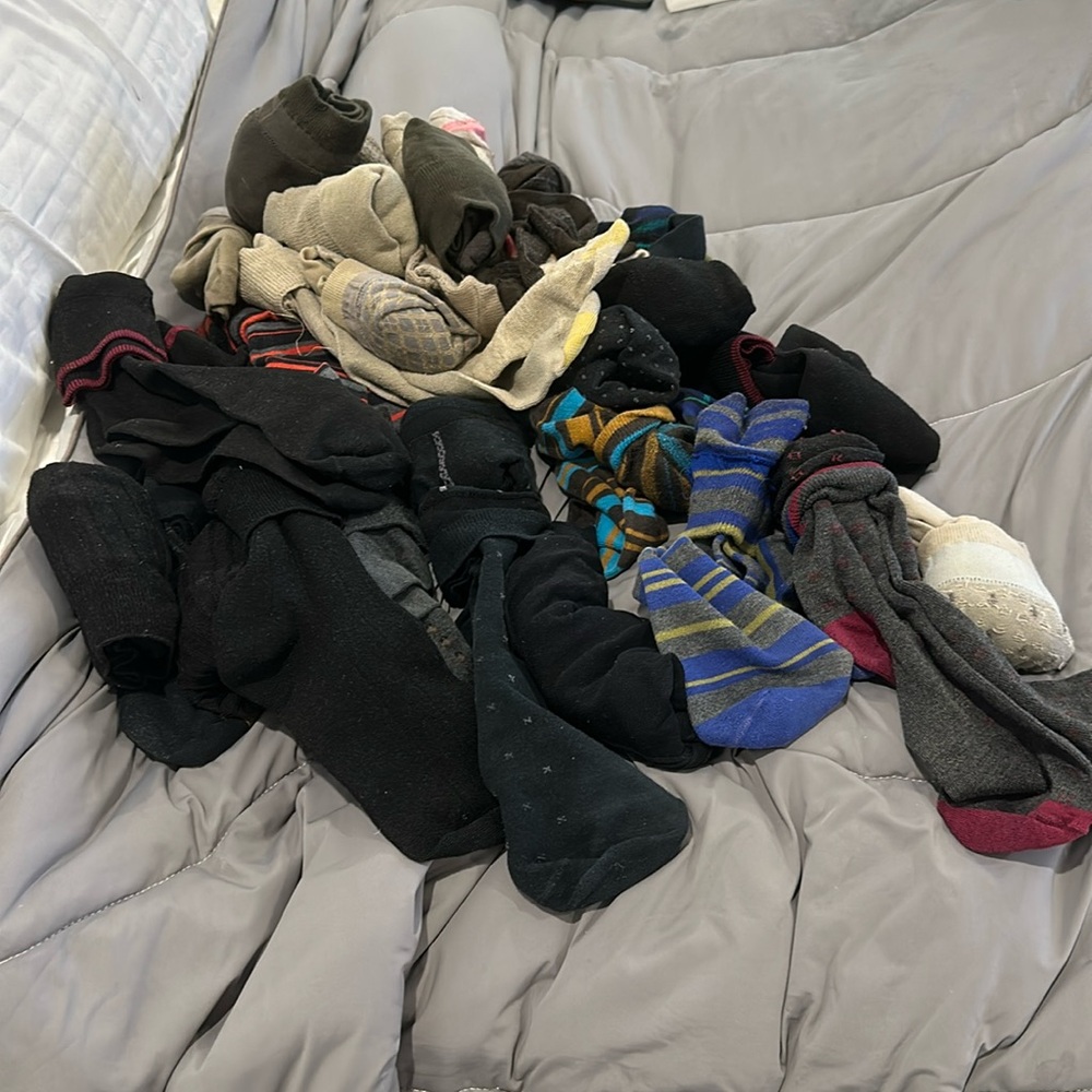 Men’s dress socks.